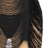 Subblime - 954222 Robe À Bretelles + String Noir S/M